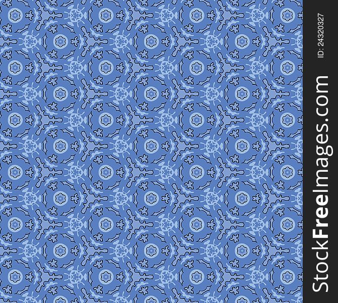 Abstract repetitive pattern in shades of blue, perfect for backgrounds