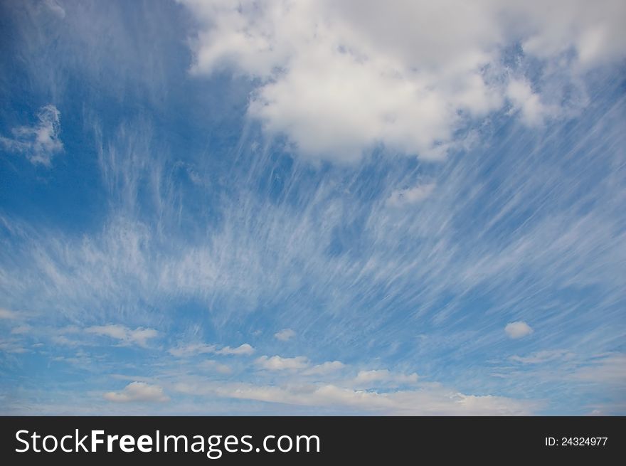 Beautiful cloudscape. Clouds in the sky for your project