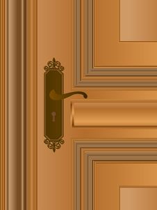 Wooden House Door Royalty Free Stock Photo Wooden House Door Royalty Free Stock Photo