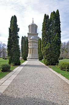 Arges Church Alley Royalty Free Stock Photo Arges Church Alley Royalty Free Stock Photo