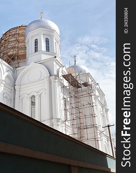 Reconstruction of church in Odessa city. Reconstruction of church in Odessa city