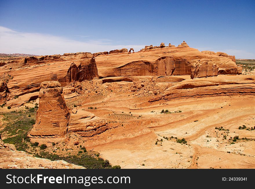 Arches in Arches national park in Utah, USA