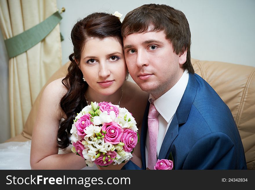 Happy Bride And Groom