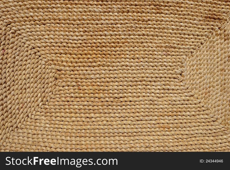 A background of woven straw