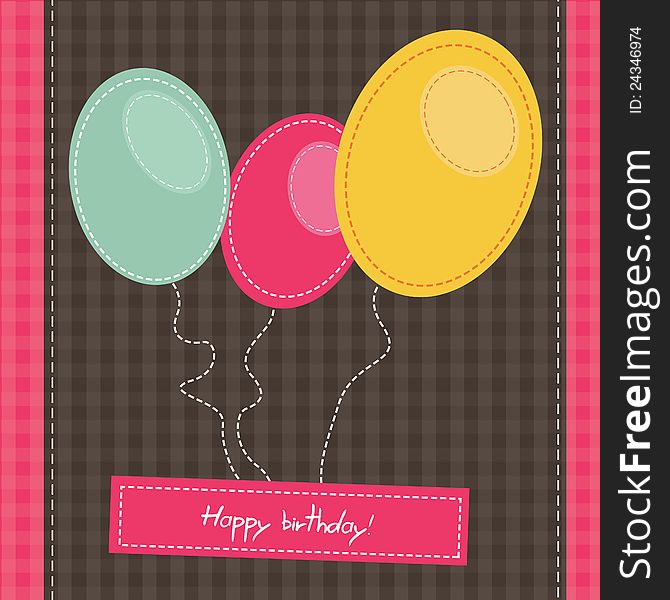 Colorful sweet textile birthday background. Colorful sweet textile birthday background