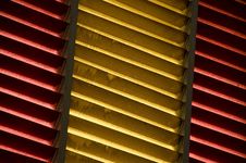 Spanish Flag Window Stock Photo Spanish Flag Window Stock Photo