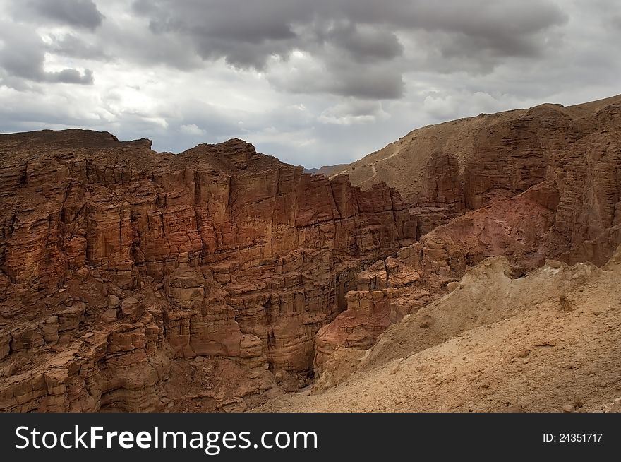 Mountainous desert of Arava