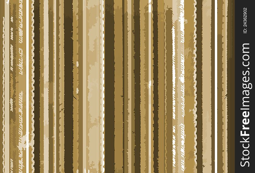 Vector stylish vintage background from tattered brown strips. Vector stylish vintage background from tattered brown strips
