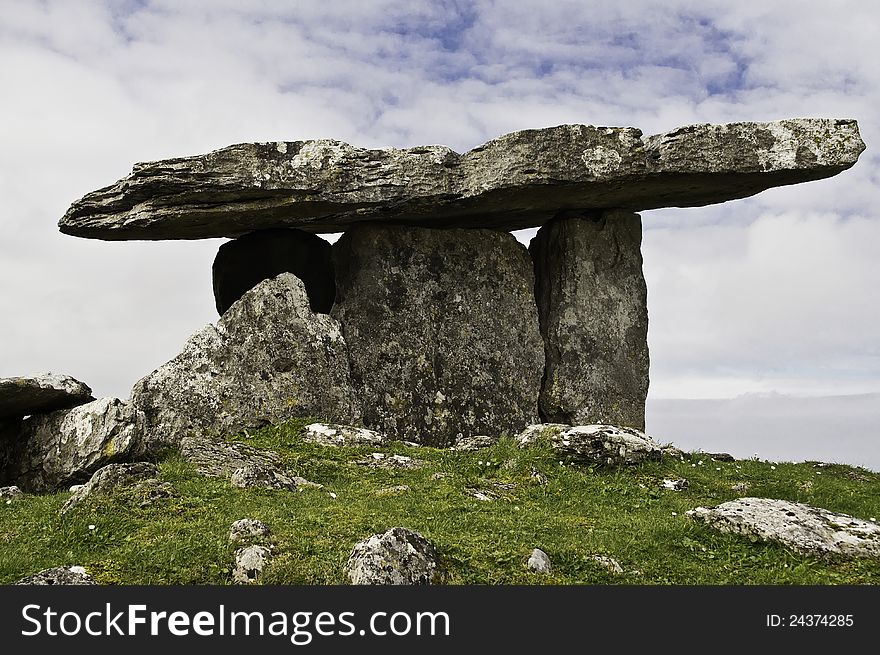 Stone Cairn Burren Ireland