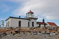 Lighthouse At Discovery Park Stock Photos Lighthouse At Discovery Park Stock Photos