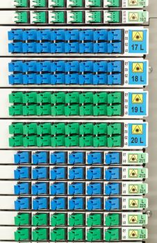 Fiber Optic Rack Royalty Free Stock Image Fiber Optic Rack Royalty Free Stock Image
