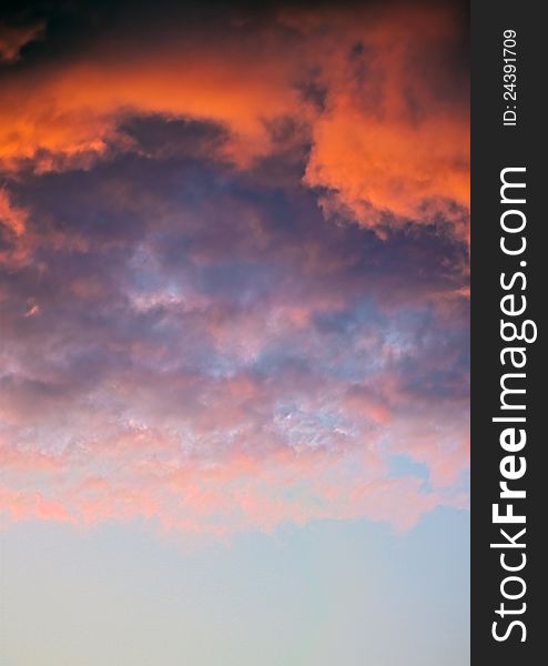 Abstract background with impressive bright clouds. Abstract background with impressive bright clouds