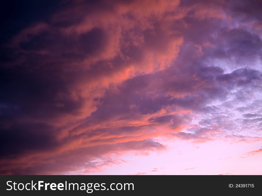 Abstract background with impressive bright clouds. Abstract background with impressive bright clouds