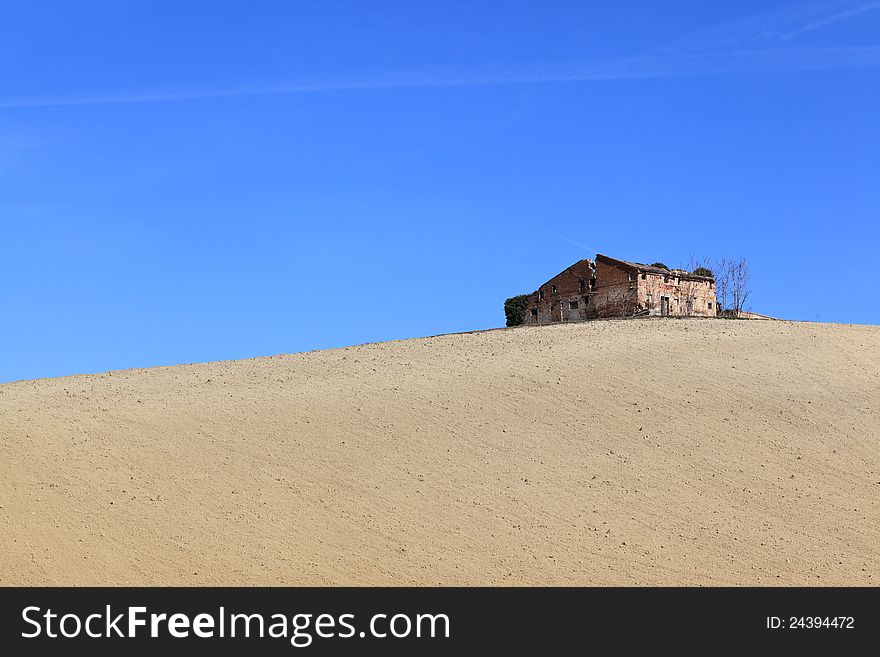 Typical landscape in val of Recanati (Region Marche Italy). Typical landscape in val of Recanati (Region Marche Italy)