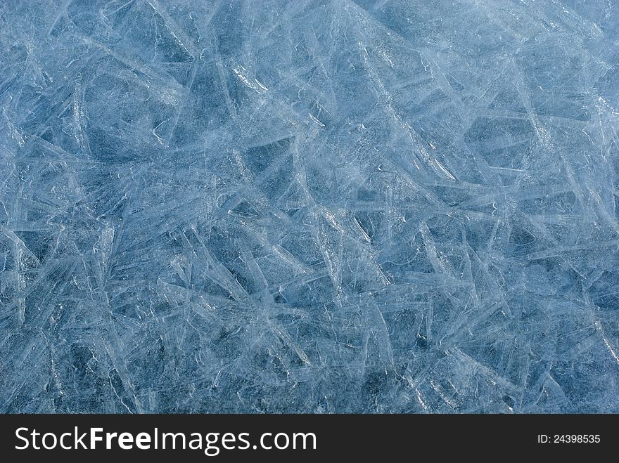 Blue Ice Background