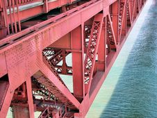 Golden Gate Detail Royalty Free Stock Image Golden Gate Detail Royalty Free Stock Image