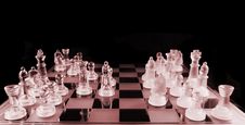 Chess - Mid Game Royalty Free Stock Images