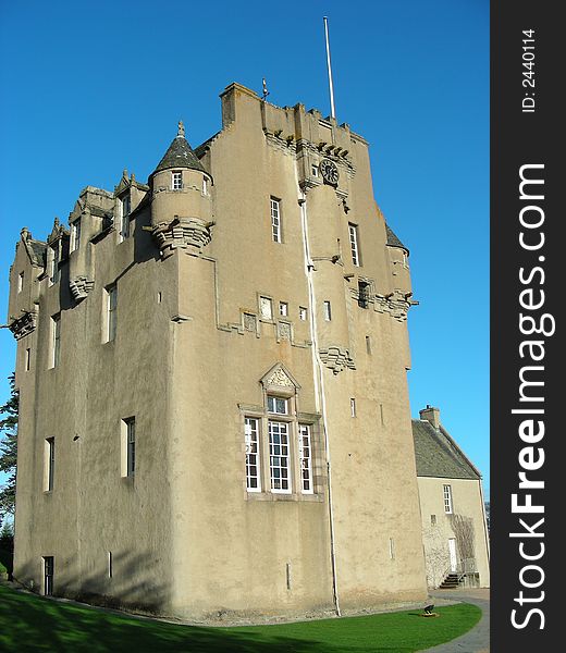 Crathes Castle in the Scottish Highlands. Crathes Castle in the Scottish Highlands