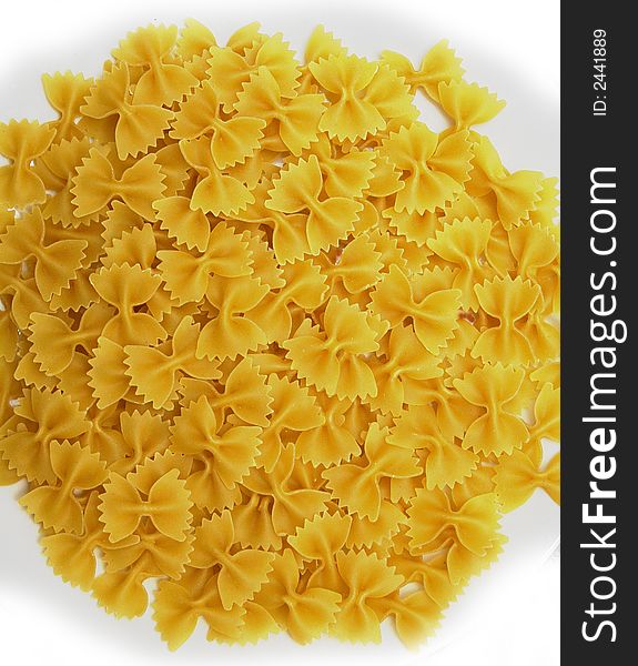 Lovely bowtie pasta for cooking