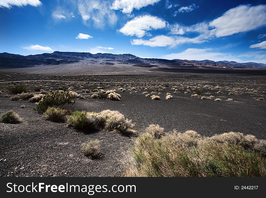 Surrounding area of Ubehebe crater in Death Valley Nevada. Surrounding area of Ubehebe crater in Death Valley Nevada