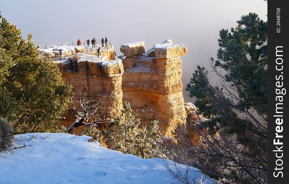 Grand Canyon National Park after Snow