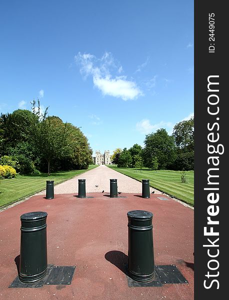 Medieval and Historic buildings and Fortifications in the grounds of Windsor Castle in England. Medieval and Historic buildings and Fortifications in the grounds of Windsor Castle in England