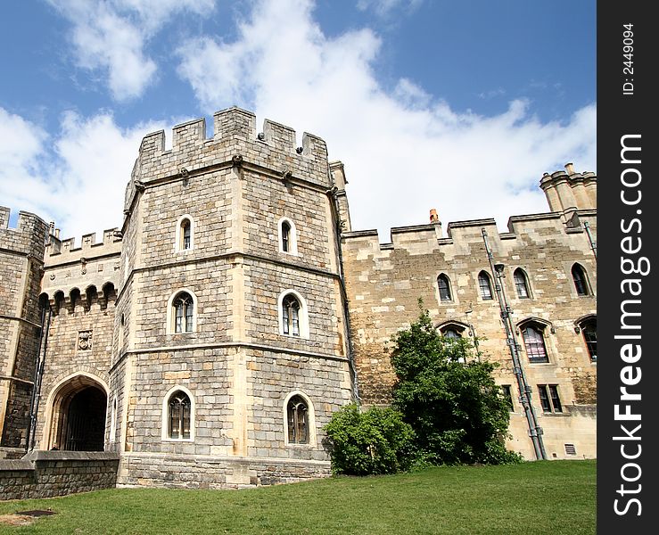 Medieval and Historic Windsor Castle in England. Medieval and Historic Windsor Castle in England
