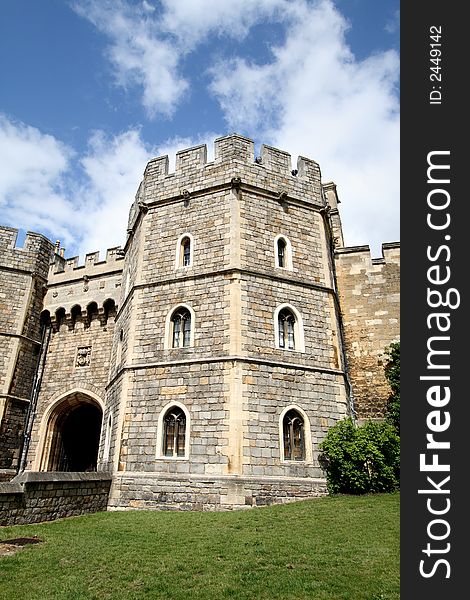 Medieval and Historic Windsor Castle in England. Medieval and Historic Windsor Castle in England