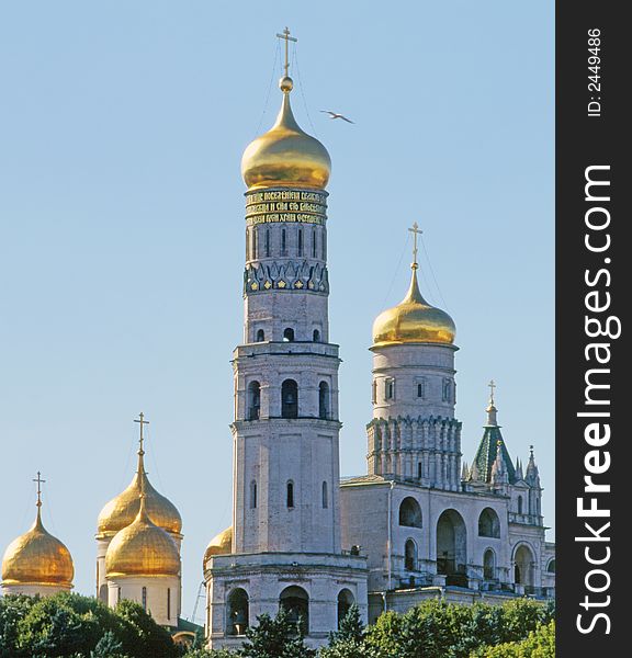 Ivan's belltower Great in territory of the Moscow Kremlin