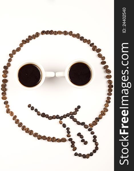 Funny Face From Coffee