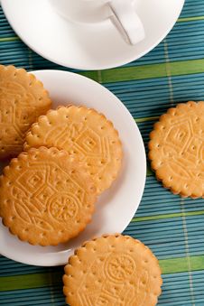 Cookies For Coffeebreak Royalty Free Stock Images Cookies For Coffeebreak Royalty Free Stock Images