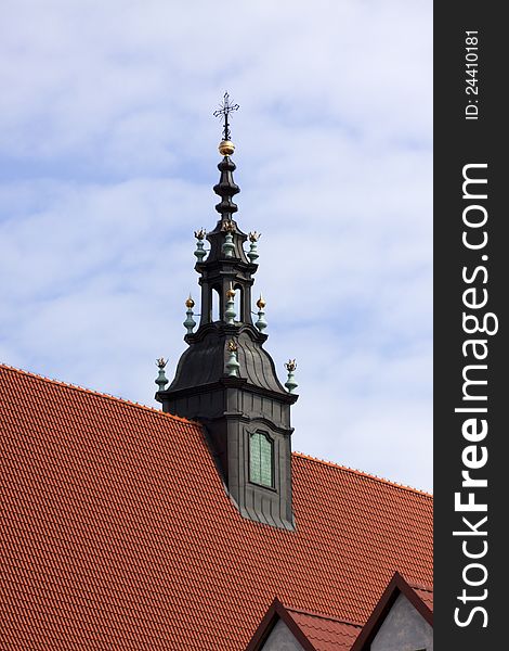 Church Tower in the blue sky