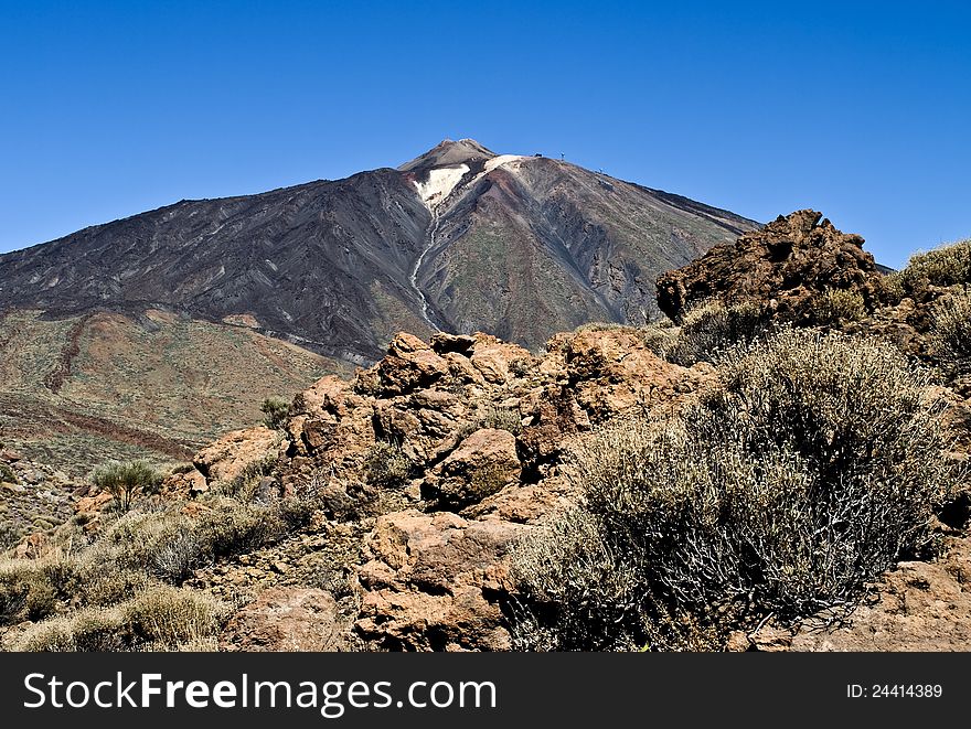 Mount Teide - volcano on Tenerife in the Canary Islands.