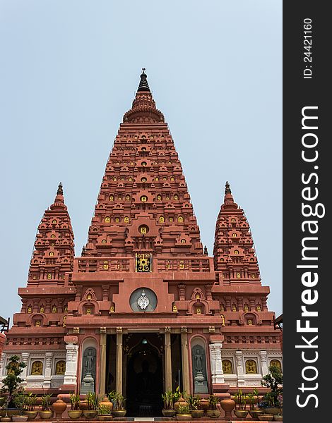 Pagoda In Wat Pasiriwattanavisut, Thailand