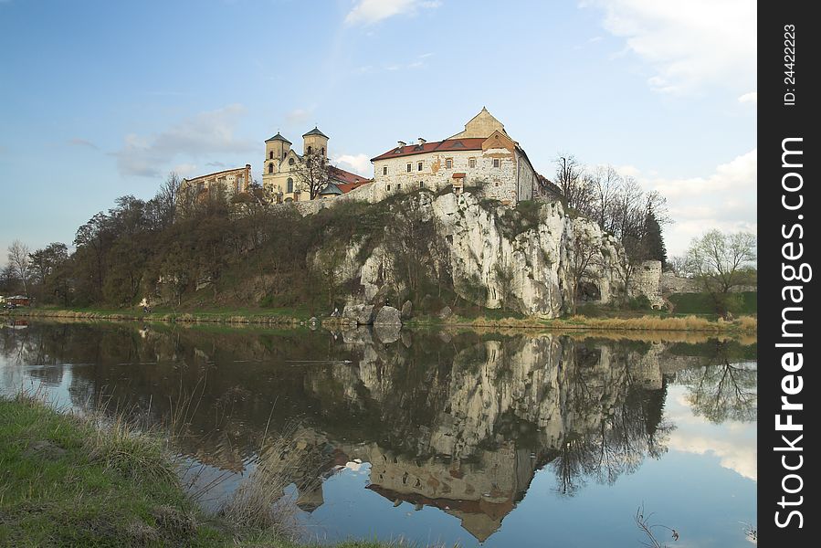 Early Spring In Tyniec, View Across Vistula River