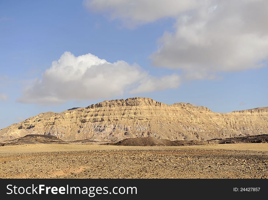Mount Ardon in Negev desert.