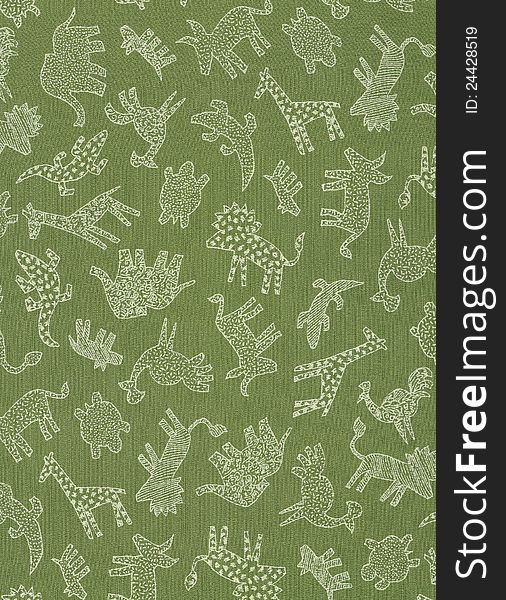 Wild animals hand drawn seamless pattern background. Wild animals hand drawn seamless pattern background