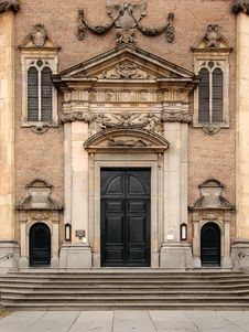 Entrance Of A Beautiful Church Dome Stock Photography Entrance Of A Beautiful Church Dome Stock Photography