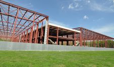Metallic Site Construction Royalty Free Stock Photo Metallic Site Construction Royalty Free Stock Photo