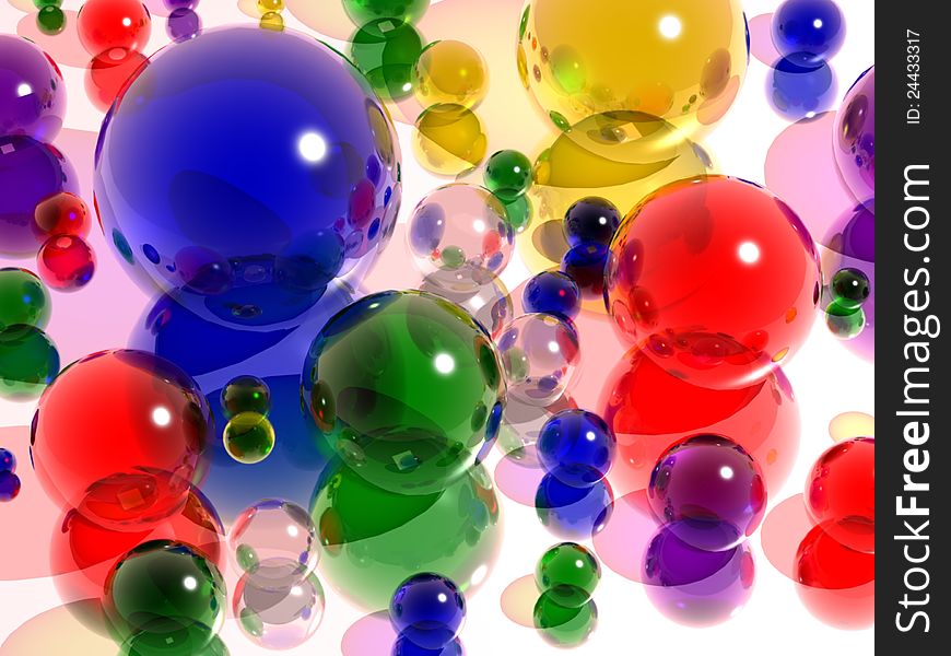 Colored Glass Balls