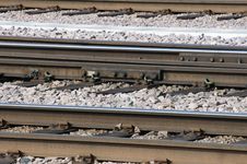 Railroad Track Stock Photo