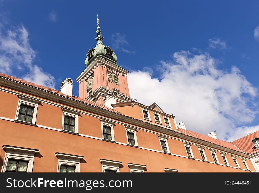 Sights of Poland. Warsaw Royal Castle.