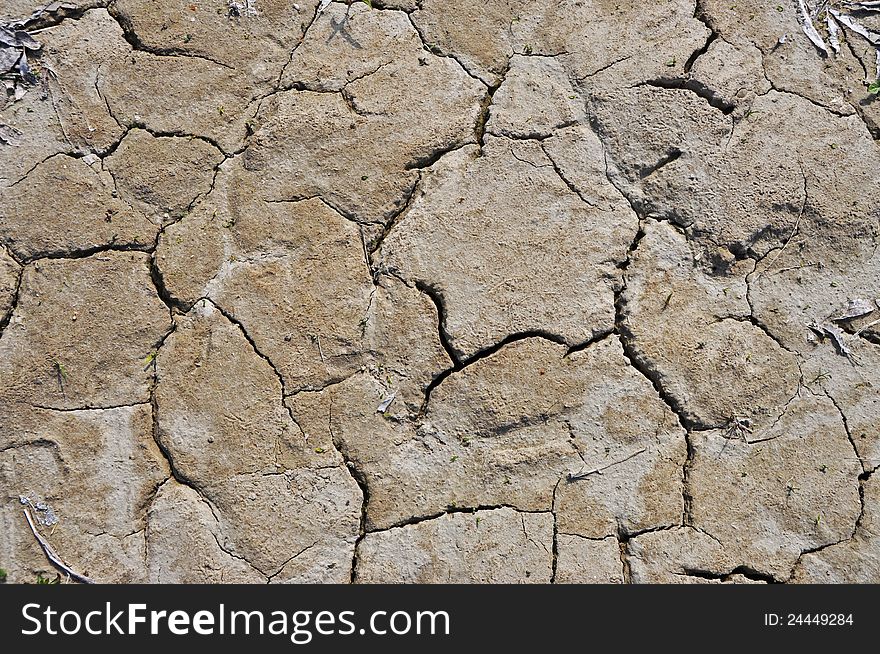 Dry cracked earth under drought condition. Dry cracked earth under drought condition