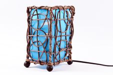 Blue Lamp Royalty Free Stock Photography Blue Lamp Royalty Free Stock Photography