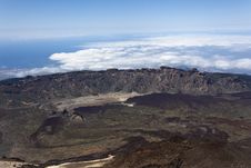 Landscape From Teide Peak In Tenerife Royalty Free Stock Photos Landscape From Teide Peak In Tenerife Royalty Free Stock Photos