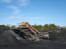 Crusher Plant In A Slate Mine. Royalty Free Stock Photos Crusher Plant In A Slate Mine. Royalty Free Stock Photos