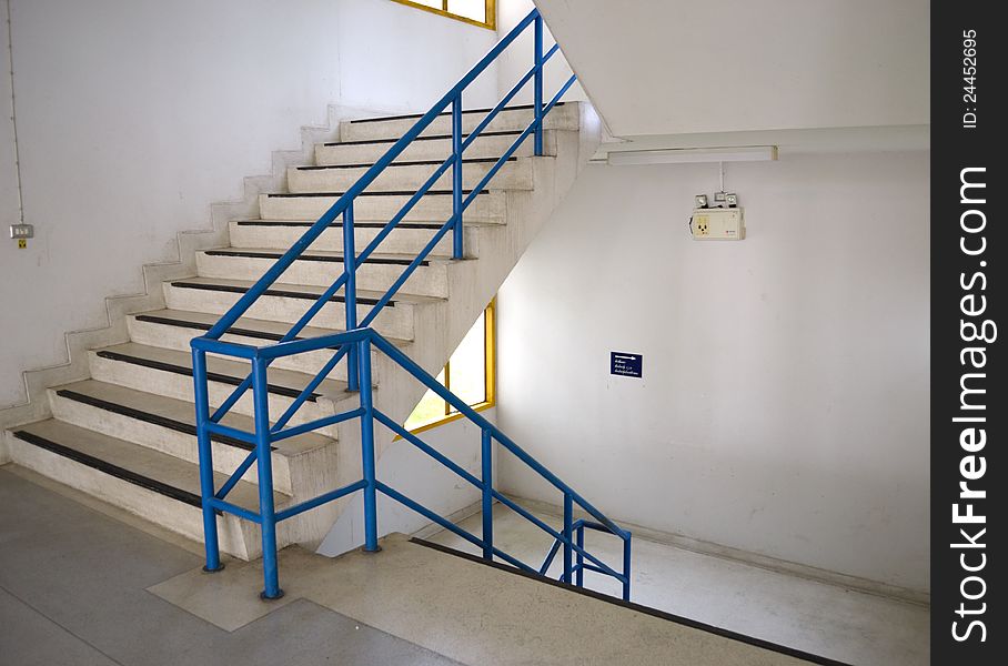 Stairs in the modern building