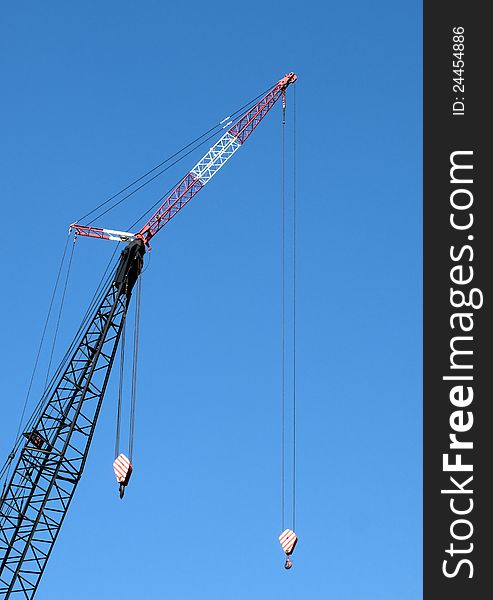 Detail of crane in a port