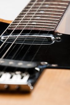 Strings On A Guitar Royalty Free Stock Photos Strings On A Guitar Royalty Free Stock Photos