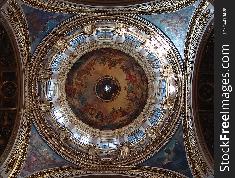 Internal furniture of the Isakiyevsky cathedral in St. Petersburg. Internal furniture of the Isakiyevsky cathedral in St. Petersburg